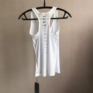 CESANTI Women Cycling Base Layer White Tight Bike Clothing Sleeveless Size XL - Picture 1 of 9