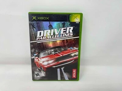 Driver: Parallel Lines (Microsoft Xbox, 2006) Complete CIB Tested & Working - Image 1 of 2
