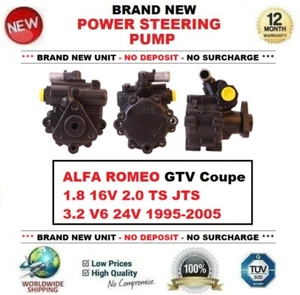 POWER STEERING PUMP for ALFA ROMEO GTV 1.8 16V 2.0 TS JTS 3.2 V6 24V 1995-2005 - Picture 1 of 1