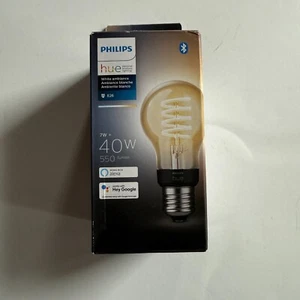 PHILIPS HUE White Ambiance LED Smart Bulb - E26 - 7W (40W Eq) - 550 Lumen - Picture 1 of 4