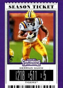 2019 Panini Contenders Draft - DERRIUS GUICE #32 season ticket 🏈 - Picture 1 of 2