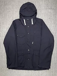 ENGINEERED GARMENTS Field Parka, UOMO EXTRA LARGE, Poly-Poplin, DK Navy, USA - Foto 1 di 8