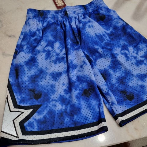 NEW Orlando Magic Mitchell Ness Hardwood Classics Basketball Shorts Men's Large Cover