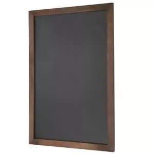 Vintage Wall Mounted Wood Framed Chalkboard Sign Retail Cafe Menu Board - Picture 1 of 4