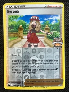 Serena Pokemon Silver Tempest 164/195 Regionalmeisterschaft Promo Holo - Bild 1 von 1