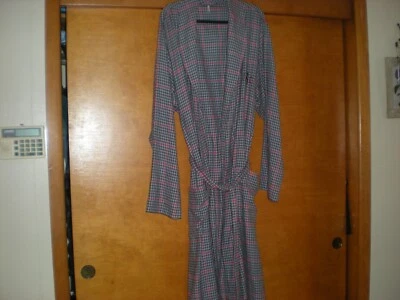 Bata de pata de gallo a cuadros Pottery Barn Randall - XL (tiene iniciales con monograma) Foto 1 de 4