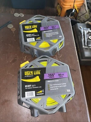 Lot Of (2) Ugly Line 90-ft Spool .155-in Heavy Duty Trimmer Line New - Image 1 of 4
