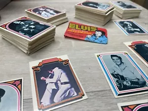 260 tarjetas coleccionables vintage 1978 de Elvis Boxcar Enterprises - Imagen 1 de 4