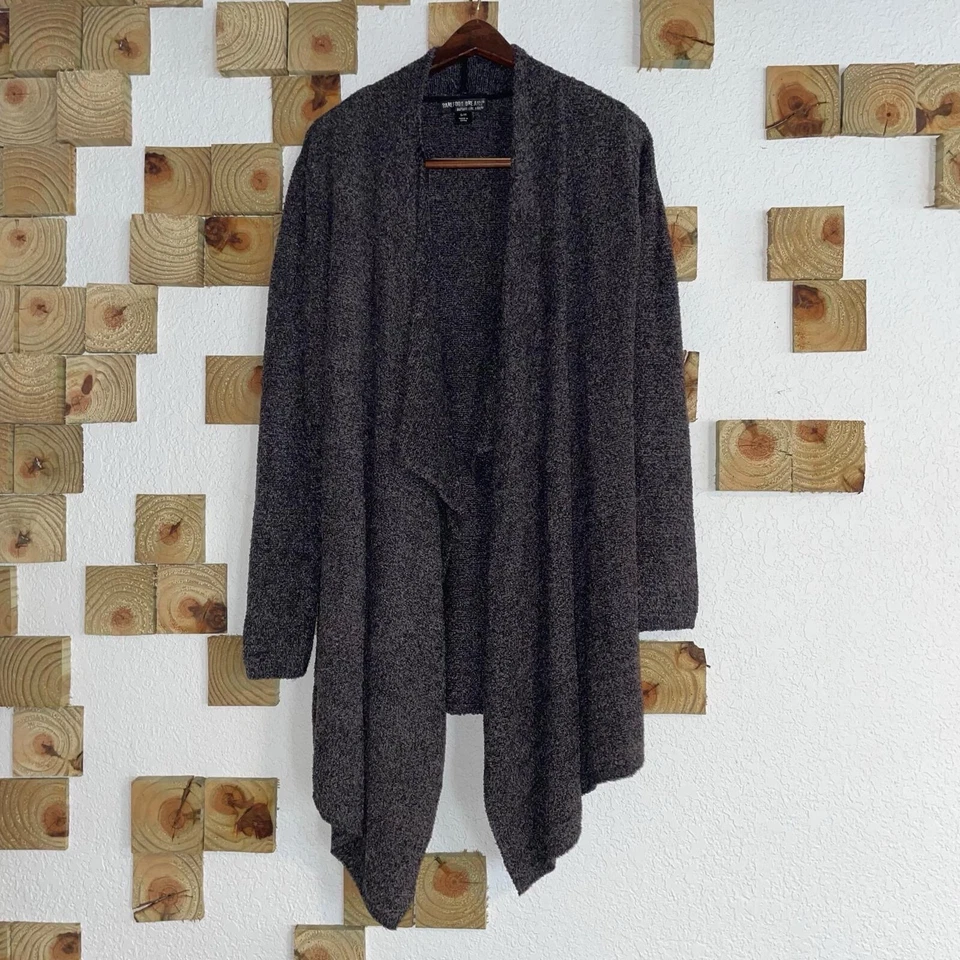 Cárdigan envolvente Barefoot Dreams Bamboo Chic Lite para mujer S/M frente abierto en cascada Foto 1 de 4