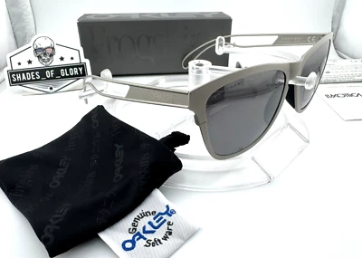 OAKLEY FROGSKINS TI RAW TITANIUM PRIZM BLACK POLARIZED SUNGLASSES OO6044-01 RARE - Image 1 of 4