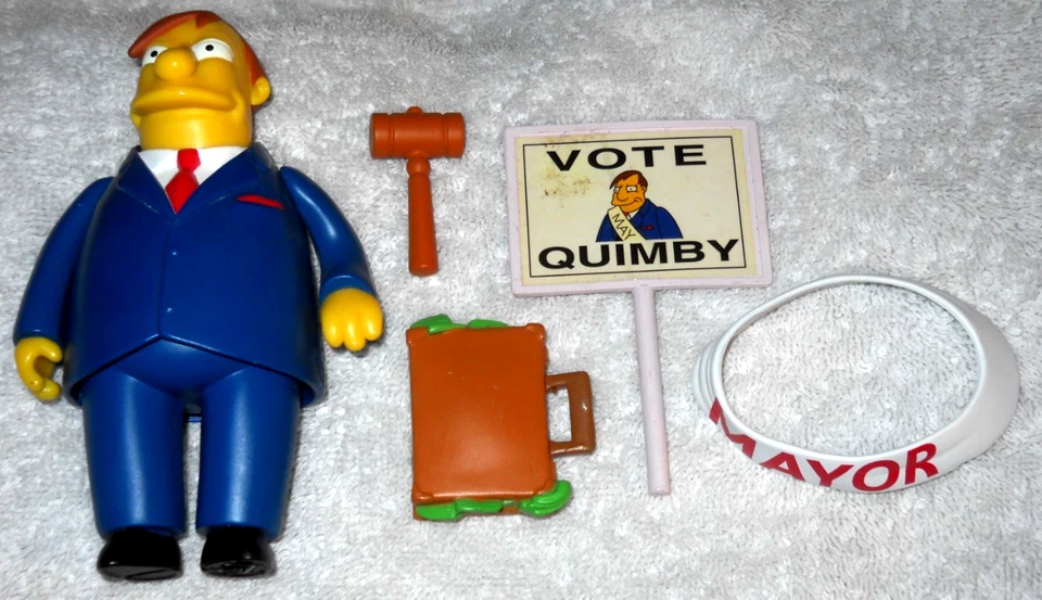 Os Simpsons - Prefeito Quimby - 100% completo (Playmates) - Imagem 1 de 1