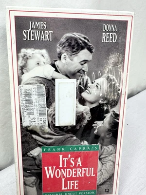 VHS Tape Frank Capra's It's a Wonderful Life New Sealed 1993 Original Version FS - Image 1 of 4