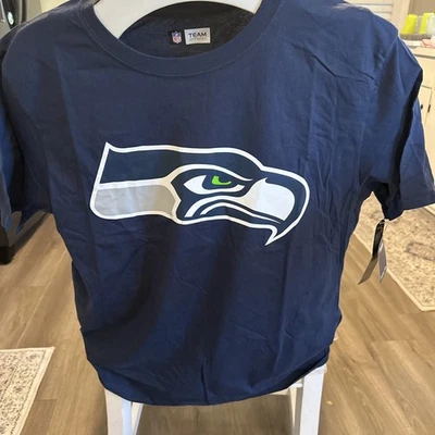 Camisa Jersey Seattle Seahawks Russel Wilson Nueva Para Hombre Talla Grande Fanáticos Foto 1 de 2