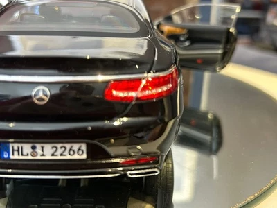 Norev 1/18 Mercedes S-Class Coupé C217 2014 Black Metallic GORGEOUS MINT Boxed - Immagine 1 di 4