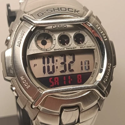 Casio G-3110 G-Shock 2453 Watch Men Tel Memo Illuminator Color Modes 7inch Wrist - Image 1 of 4