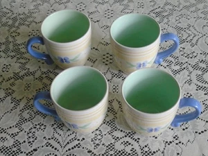 C-1067A 4 Pfaltzgraff Summer Breeze Coffee Mugs - Picture 1 of 4