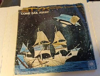 STYX 45 rpm COME SAIL AWAY/PUT ME ON 1977 With Picture Sleeve - Image 1 of 4