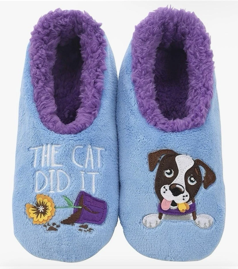 Calcetines Snoozies Pairebles Usados - Zapatillas Antideslizantes Difusas para Mujer Pequeñas Foto 1 de 4