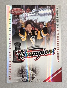 Mario Lemieux 2010-11 Panini Certified #21 Champions Mirror Red 161/250 Penguins - Picture 1 of 2