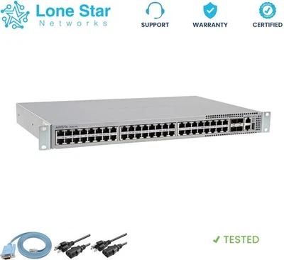 Arista DCS-7010T-48-F 48P 1GbE 4P 10GbE SFP+ Switch - Image 1 of 2