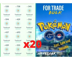 Pokémon Go A Granel Toedscool X 20 Para COMERCIO 🔥 - Imagen 1 de 3