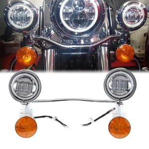 LED Turn Signal Passing Light Bar For Yamaha V-star Xvs650 Xvs950 Xvs1100 Xvs130 - Picture 1 of 12