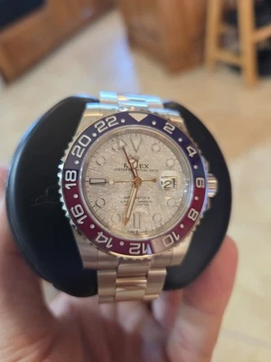Rolex GMT-Master II -2024 "Pepsi" 126719BLRO Meteorite - ¡Totalmente pegado!  Foto 1 de 4