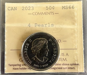 Canada - 50 cents - 2023 - 4 Pearls - ICCS Certified - MS-66 - Picture 1 of 3
