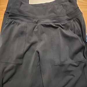 Athleta Venice Jogger High Rise Black 5 Pocket Zip Stretch Pull-On Women's Small - Picture 1 of 18