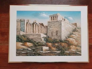 The Parthenon. Athens Greece. Original oil painting - Picture 1 of 9