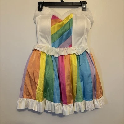 Melonhopper Rainbow Rider Unicorn Costume Size Medium Dress Only NWT - Image 1 of 4