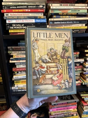 LITTLE MEN by Louisa May Alcott 1928 Hardcover First Ed Illus. EXCELLENT COND. - Imagem 1 de 4