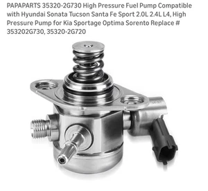 35320-2G730 High Pressure Fuel Pump Compatible with Hyundai Sonata Tucson - Bild 1 von 11