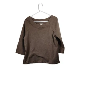 Mujer Lara Ashley Manga 3/4 Jersey Top - Imagen 1 de 3