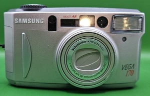 Samsung Vega 170 Quartz Data & Panorama fotocamera pellicola 35 mm obiettivo zoom 38-170 mm - Foto 1 di 9