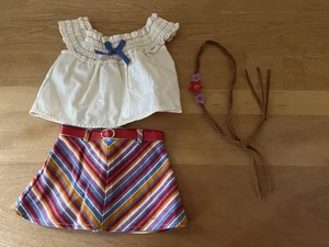 Conjunto de falda de verano American Girl Doll Julie’s - RETIRADO EN MUY BUEN ESTADO - Imagen 1 de 6