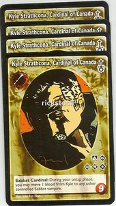 Kyle Strathcona, Cardinal of Canada x4 Ventrue antitribu SW VTES Jyhad - Picture 1 of 1