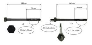 CYLINDER HEAD BOLT SET for NISSAN PULSAR GL N13 1989-1991 1.6L 16LF I4 8V SOHC - Picture 1 of 1