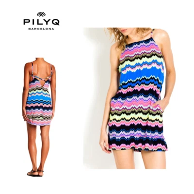 New. PILYQ chevron dress/coverup. Normally $154. M/L - Image 1 of 4