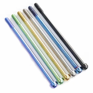 2x M6 Long Size Taper Head Titanlegierung Schrauben Motorrad Motor Kupplung Hänger - Bild 1 von 12