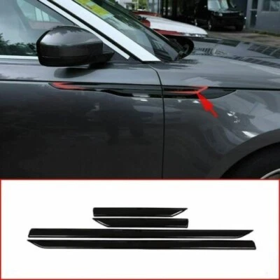 Cubierta de guardabarros lateral negra 4 piezas apta para Land Rover Range Rover Velar 2017-2023 Foto 1 de 4