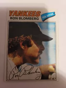 1977 Topps Ron Blomberg #543 NM - Bild 1 von 1