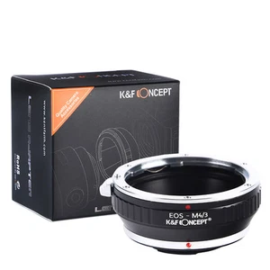 Adattatore K&F Concept per obiettivo con attacco Canon EOS EF FE/S a adattatore con attacco micro 4/3 - Foto 1 di 8
