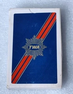 Vintage TWA | Playing Cards | Sealed Deck | Trans World Airlines Advertising - Picture 1 of 3