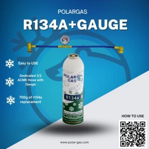 AirconTopup.com Car Aircon Top up Gas Recharge Refill Regas DIY Kit 584GR