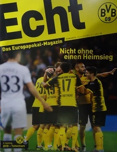 PROGRAMM UEFA CL 2017/18 BORUSSIA DORTMUND - TOTTENHAM HOTSPUR - Picture 1 of 1
