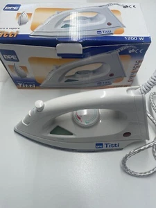 DPE FERRO DA STIRO A VAPORE TITTI MODELLO 0093 1200W VINTAGE COME NUOVO !! - Picture 1 of 6
