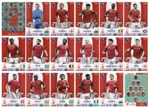 JUEGO COMPLETO DE EQUIPO NOTTINGHAM FOREST PANINI PREMIER LEAGUE 2024 ADRENALYN XL - Imagen 1 de 2