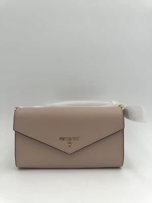Michael Kors Jet Set Charm Large Envelope Phone Crossbody Soft Pink Leather NWT - Image 1 of 4
