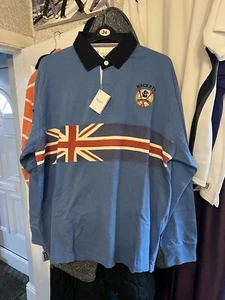 Hackett Long Sleeve Rugby Shirt London rowing club 4XL new with tags - Picture 1 of 6